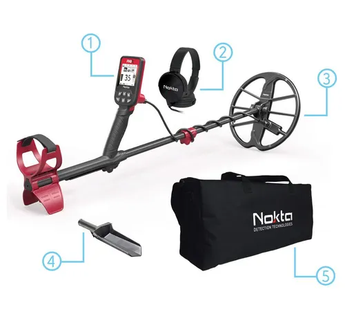 Nokta FINDX Metalldetektor mit gratis Zubehör