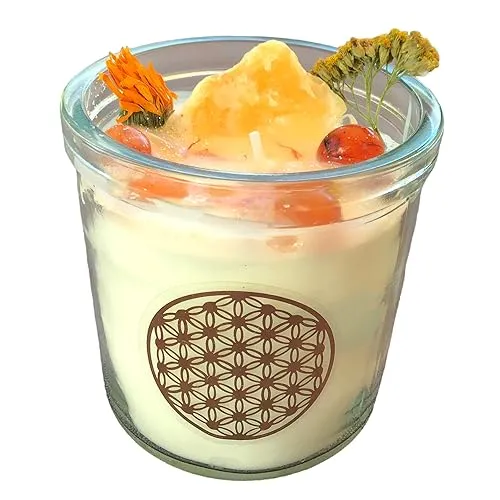 Steinfixx® Große Edelsteinkerze 