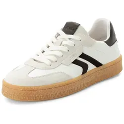 Tamaris Herren Sneaker Low Leder, weiß, 47 EU in schwarz von Tamaris