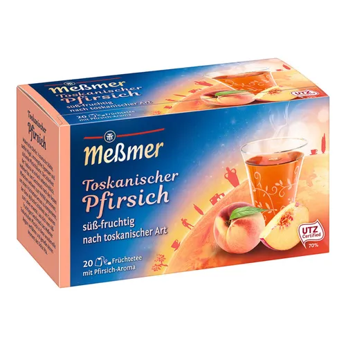 Meßmer Toskanischer Pfirsich Früchtetee süß saftiger Geschmack 50g