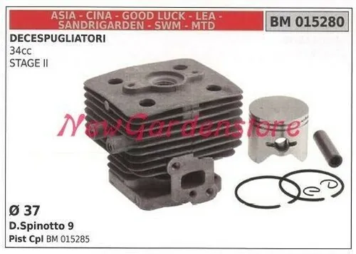 Zylinder Kolben Segmente China Motor Freischneider 34cc Stage II 015280
