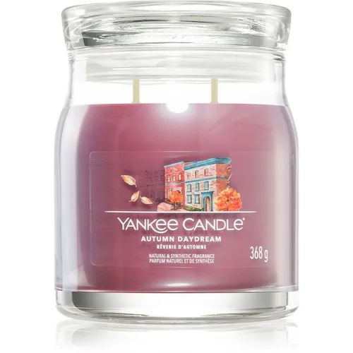 Yankee Candle Autumn Daydream 368 g - Duftkerze für eine herbstliche Atmosphäre, mit warmen Aromen von frisch geernteten Äpfeln und Gewürzen, ideal für gemütliche Abende.