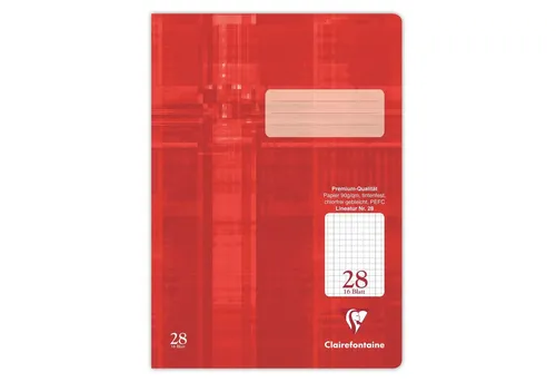 CLAIREFONTAINE Schulheft Clairefontaine Heft A4 Premium durchg kariert 32Bl