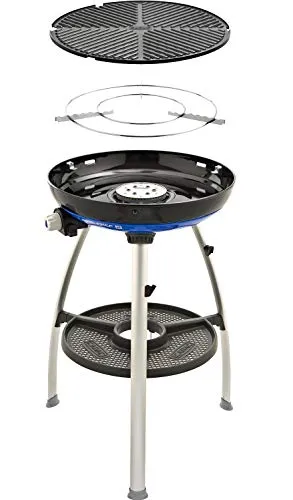 Carri Chef 2 BBQ - Mobiler Grill für Garten und Camping - Garten: Vielseitiger Grill mit integriertem Kochfeld, perfekt für Outdoor-Küche und gesellige Grillabende.