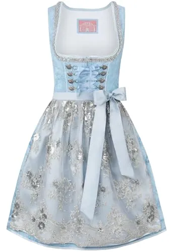 Stockerpoint Damen Maya Midi Dirndl, hellblau, Größe 40 in blau von Stockerpoint