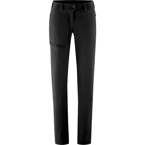 Maier Sports LATIT Women black (M10900) 44 - Wanderhose für Damen, 88% aus recyceltem Polyester, wasserabweisend mit PFC-freier Imprägnierung und dryprotec Technologie für schnelles Trocknen – ideal für nachhaltige Outdoor-Abenteuer.
