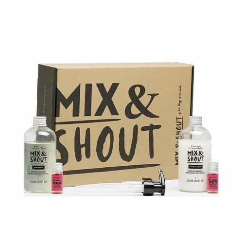 Mix & Shout Haarpflege-Set ROUTINE PROTECTOR LOT 4 pz - Unisex Haarpflege-Set mit 4 hochwertigen Shampoos, die Ihr Haar schützen und ihm Glanz verleihen – ideal für alle Haartypen.