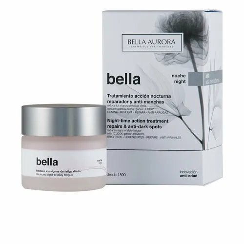Bella Aurora - Bella Night Action Repair Treatment, 50ml - Gesichtscreme für Damen, regeneriert die Haut über Nacht und reduziert Anzeichen von Alterung und Müdigkeit. Für ein strahlendes, glattes Hautbild am Morgen.