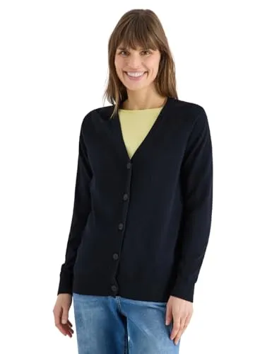 Cecil Damen Basic Cardigan mit V-Neck und Knöpfen von CECIL