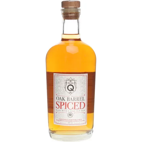 Don Q Oak Barrel Spiced 3 Jahre mit 0,7 Liter und 45% Vol.