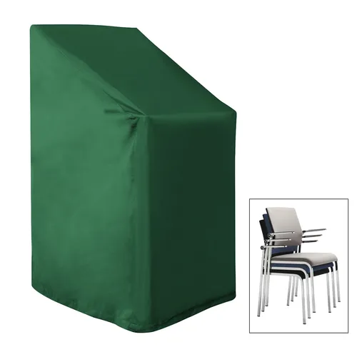 WOLTU GZ1198gn Schutzhülle für Gartenstuhl - Möbelschutzhülle aus robustem Polyäthylen, schützt Ihren Gartenstuhl effektiv vor Witterungseinflüssen und sorgt für eine lange Lebensdauer.