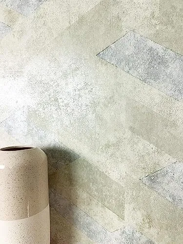 Newroom Tapete Beige Vliestapete Glänzend - Betonoptik Modern Grau Creme Beton Putz Betonwand Industrial Glänzend Grafisch inkl. Tapezier-Ratgeber