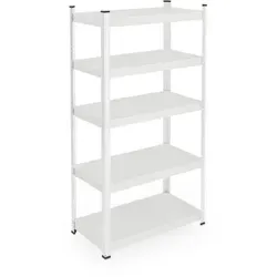 Schwerlastregal 5 Ebenen – 875 kg Tragkraft - Regalsysteme mit verstellbaren Böden, ideal für Werkstatt und Vorrat. Robustes Stahlmaterial und hohe Kapazität von 875 kg für maximale Stabilität.