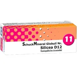 Schuckmineral Globuli 11 Silicea D12 7.5 g