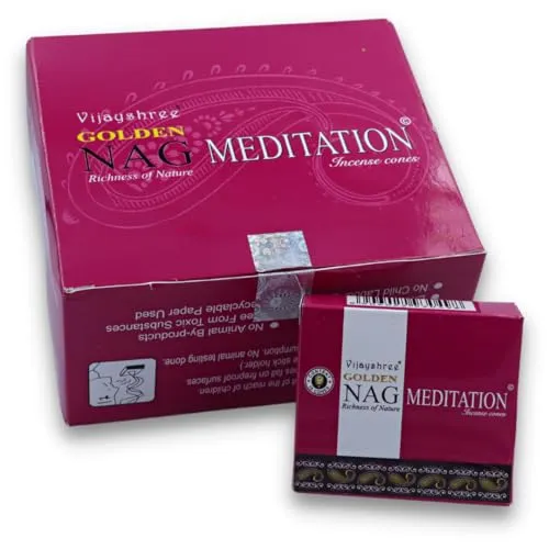 Räucherkegel LAVISA, Meditation, Aromatherapie, Duft, Atmosphäre für Zuhause, Satya, Goloka, Golden Nag