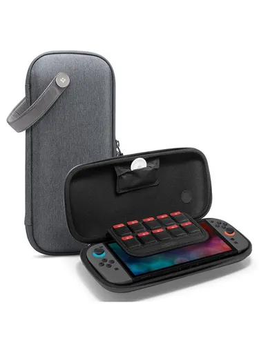 Spigen Klasden Pouch charcoal gray - Nintendo Switch 2 - Miscellaneous Zubehör für Spielkonsole - Nintendo Switch 2