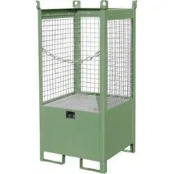 BAUER Fass-Stapelpalette FSP-1-D mit Drahtgitter von Bauer