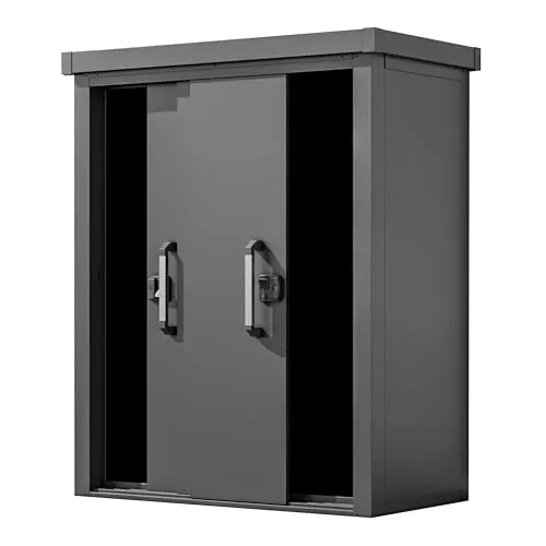 PRIMEYARD Gartenschrank XL 150 x 78 cm, anthrazit