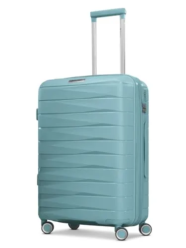 Franky Hartschalen-Trolley London - 4 Rollen, Polypropylen - Koffer mit elegantem Design und robusten 4 Rollen. Mit Dehnfalte für zusätzliches Packvolumen und integriertem TSA-Schloss für sicheres Reisen. Ideal für stressfreies Reisen.
