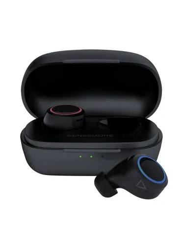 Creative Sensemore Air - Black: True Wireless-Kopfhörer mit Rauschunterdrückung - Kopfhörer mit aktivem Noise-Cancelling für ungestörten Musikgenuss, im Ohr, Bluetooth, ideal für unterwegs.