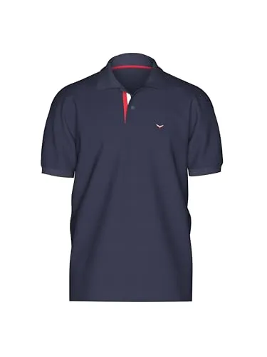 TRIGEMA Poloshirt mit dreifarbiger Knopfleiste von Trigema