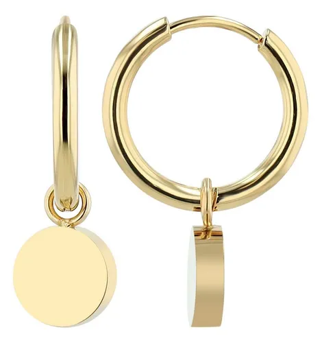 AKZENT Ohrring-Set Soile Creolen Ohrringe Edelstahl silber Damen wasserfest (Paar)