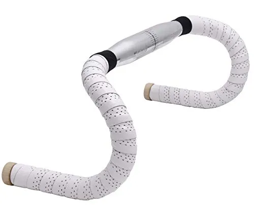 Gusti Echtleder Lenkerband Fausto C - 200 cm Griffband in Weiß - Lenkerbänder für Rennräder, selbstklebend und aus hochwertigem Echtleder für ein elegantes Vintage-Design und angenehme Griffigkeit.