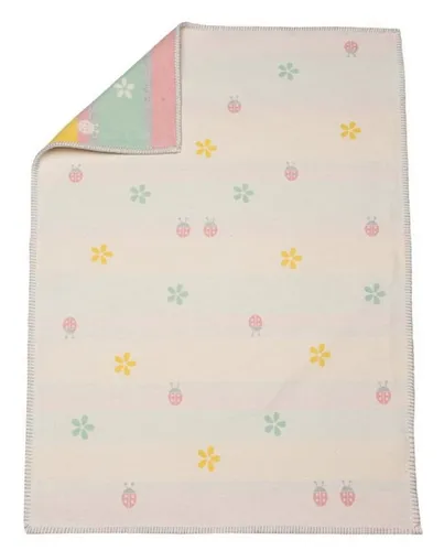 Babydecke Lena 'Käfer' 75 x 100 cm, DAVID FUSSENEGGER - Kuscheldecken aus 100% Bio-Baumwolle, GOTS zertifiziert und ideal für jede Jahreszeit. Die weiche, atmungsaktive Decke bietet höchsten Komfort für Ihr Baby.