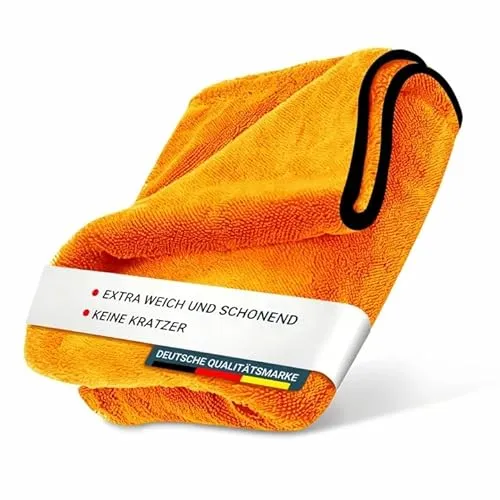 Auto Trockentuch 60*90cm , 800 GSM Ultra Saugstarke Mikrofasertücher , Auto Mikrofasertuch, Motorrad Towel, Premium Mikrofasertücher, Poliertücher Für Autopflege, Motorrad, Boot und Haushalt ﻿