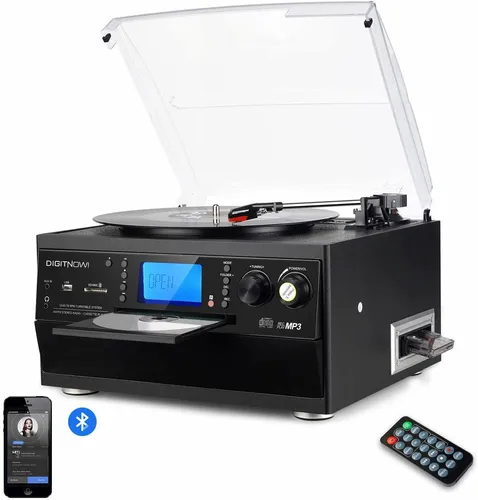Plattenspieler mit Bluetooth LP Vinyl USB-Plattenspieler und Codierungsfunktion