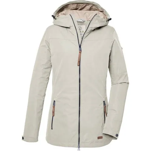 G.I.G.A. DX Damen Gs 18 Wmn Jckt Funktionsjacke - Beige Outdoorjacke für Damen, winddicht und wasserabweisend mit 8.000 mm Wassersäule, umweltfreundlich und mit verstellbaren Ärmelbündchen für optimalen Tragekomfort.