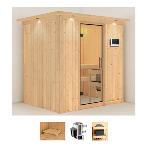 Karibu Sauna Finja 210 x 165 x 202 cm