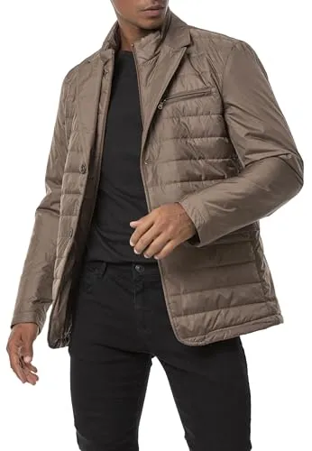 Redbridge Herren Steppjacke - Eleganter Blazer-Stil mit Daunenoptik - Funktionsjacken: Diese leichte Übergangsjacke kombiniert Blazer-Optik mit wärmender Steppung und ist perfekt für kühle Tage.