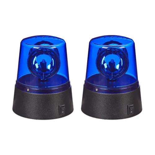 Led blaulicht Rundumlicht Blitzlicht Police Light 200 g 11,5 cm blau