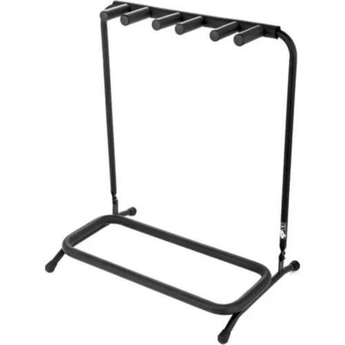 Rockstand RS 20870B Triple Guitarstand - Zubehör für Gitarre & Bass, stabiler 3er Gitarrenständer für Akustikgitarren, ideal für Musiker mit mehreren Instrumenten.