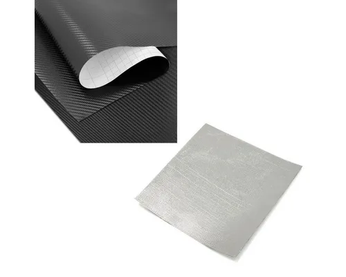 Zaddox Motor-Schutzhülle Set Wrapping Klebefolie + Hitzeschutzfolie S1
