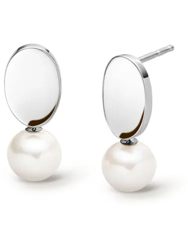 Boccia Titanium 05104-01 Damen Ohrstecker aus Titan in Weiß von Boccia Titanium