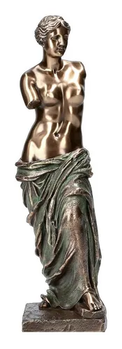 Figuren Shop GmbH Dekofigur Aphrodite - Venus von Milo - Elegante Dekofigur aus Kunststein, 27,5 cm hoch, ideal für stilvolle Wohnräume. Bringt mythologische Schönheit in Ihr Zuhause.
