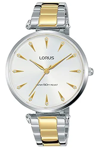 Lorus Fashion Damen-Uhr Edelstahl RG241PX9 - Elegante Armbanduhr für Damen mit hochwertigem Edelstahlgehäuse, 50 Meter wasserdicht und stilvollem Metallband – perfekt für jeden Anlass.