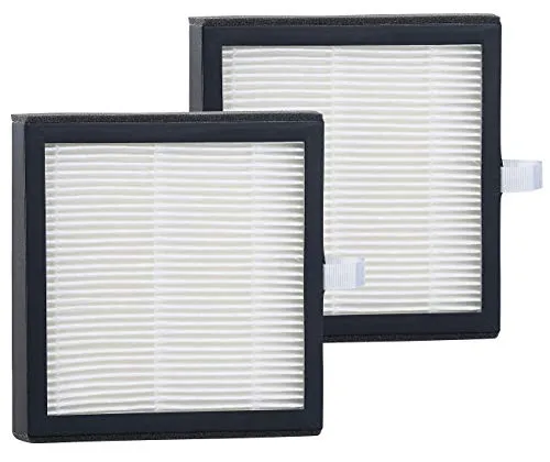 Sichler Haushaltsgeräte Zubehör zu Luftentfeuchter Filter: 2er-Set Ersatz-Filter für 2in1-Luftreiniger & Entfeuchter LFT-250.app (Luftentfeuchter und -Reiniger, & HEPA, Lüfter)