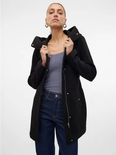 Vero Moda VMPOPLIVA Female Jacke - Moderne Funktionsjacke mit Langarm und Bandkragen, aus umweltfreundlichem Material – ideal für stilbewusste Frauen.