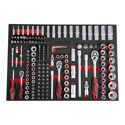STIER Steckschlüssel-Satz 179-teilig von STIER