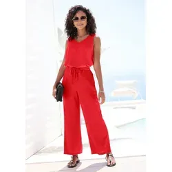 VIVANCE Schlupfhose für Damen, Gr. 42, rot