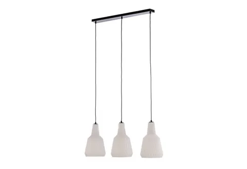 Lindby Hängeleuchte Belarion - Elegante Lichtlösung - Hängeleuchte Belarion mit 3 weißen Glasschirmen, ideal für stimmungsvolle Beleuchtung in Wohnräumen. E27-Fassung für individuelle Lichtgestaltung.