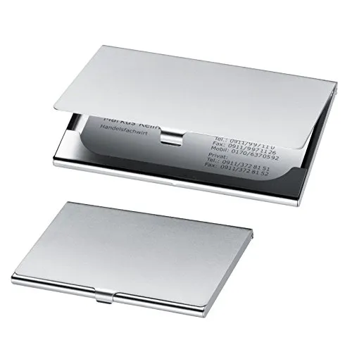 Visitenkartenetui mit Namensgravur von Livepac-Office