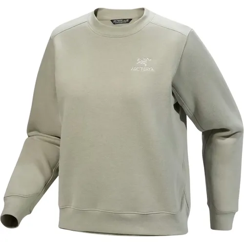 Arcteryx Damen Emblem Fleece Pullover (Größe S, grau) von Arc'teryx