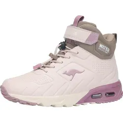 KangaRoos KX-Molbo Mid EV Mädchen Schnürstiefel - Sneaker für Mädchen in Beige, mit Klettverschluss und bequemer Passform, ideal für aktive Tage.