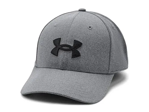 Under Armour Herren Men's UA Blitzing Hat, Grau, XL-2XL - Caps & Hüte – Atmungsaktive Herren Kappe mit integriertem Schweißband, das Schweiß effektiv ableitet und für hohen Tragekomfort sorgt.