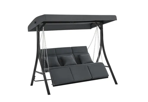 MCombo Hollywoodschaukel M mit Liegefunktion in grau von MCombo