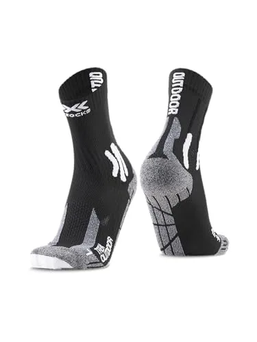 X-Socks Wandersocken Trek Outdoor 4.0 - Komfort für lange Wanderungen - Wandersocken mit patentierter Air-Conditioning Channel® 4.0 für optimale Belüftung und Blasenschutz. Ideal für lange Wanderungen, erhältlich in verschiedenen Größen.